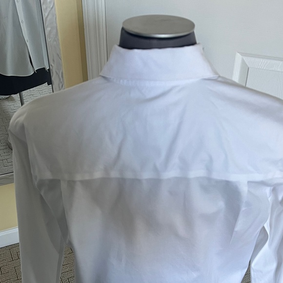 Talbots White Women's Blouse - Picture 4 of 5